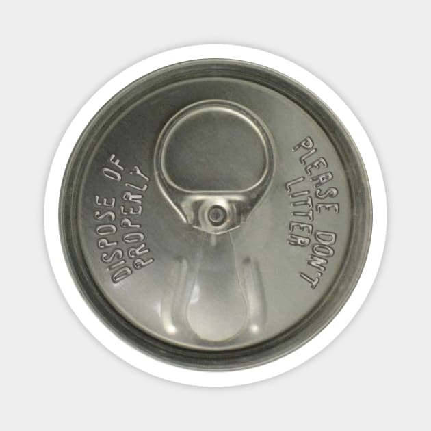 Vintage Can Pull-Tab Magnet by Doc Multiverse Designs